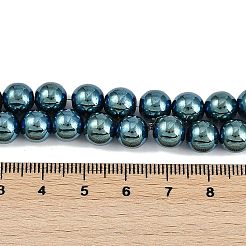 Гальванические нити синтетических магнитных гематитовых бусин G-G174-L01-01