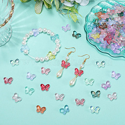 200 шт. прозрачные стеклянные бусины для выпечки GLAA-PA0001-13