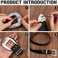 2 комплект из 2-х цветных пряжек из цинкового сплава для ремней&nbsp;FIND-CY0001-30