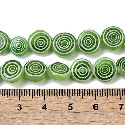 Бусы лэмпворк ручной работы LK-R004-49B