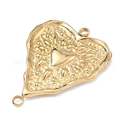 Подвески-сердечки из текстурированной нержавеющей стали 304&nbsp;STAS-F340-05G