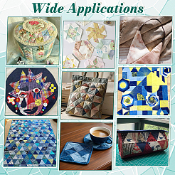 Прозрачный акриловый шаблон для шитья&nbsp;AJEW-NB0007-10A