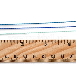 5 рулон круглого вощеного полиэфирного шнура 5 цветов YC-FS0001-02C