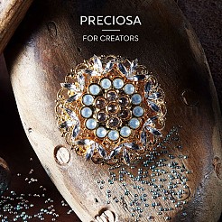 Preciosa® maxima crystal без горячей фиксации плоские камни&nbsp;Y-PRC-NSS6-90070