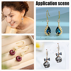 40 шт латунные серьги крючки&nbsp;KK-UN0004-58