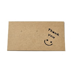 Открытки с прямоугольными бумажными серьгами&nbsp;LS-CDIS-A008-01C