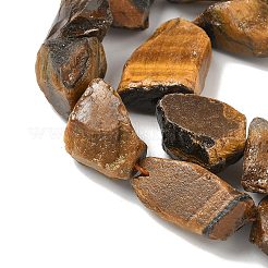 Сырой грубый натуральный тигр глаз бисер прядь G-M453-D10