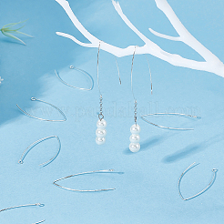 5 пара 925 крючка для сережек из стерлингового серебра&nbsp;STER-BBC0001-34