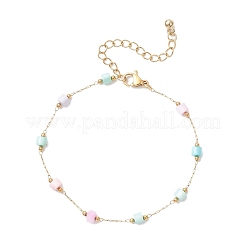 Браслеты из ракушек и нержавеющей стали 304 для женщин&nbsp;BJEW-JB12380