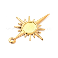 Наберешь металлизации сеттинги кабошон латунь подвесные KK-E067-29G