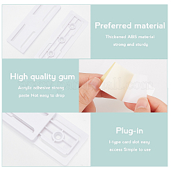 Полипропиленовый пластиковый настенный фиксатор удлинителя FIND-WH0152-79C