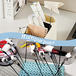 Набор из пластиковых и железных зажимов-аллигаторов и основания AJEW-OC0005-22