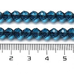 Прозрачные стеклянные бусины GLAA-A014-03H