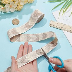 3 м полиэстеровая жаккардовая лента в виде листьев для аксессуаров одежды OCOR-DR0001-14D