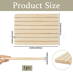 Прямоугольные деревянные подставки для сережек ODIS-WH20008-07B