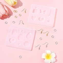 Наборы для изготовления сережек с подвесками своими руками DIY-FS0008-24