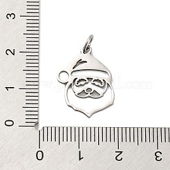 Не тускнеющие рождественские подвески из нержавеющей стали 304 STAS-K265-10P