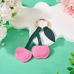 1 шт. брелки из искусственной кожи&nbsp;KEYC-TA0001-46B