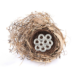 50шт 925 бусины из стерлингового серебра&nbsp;STER-DR0001-26