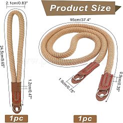 2 шт. 2 нейлоновых ремешка для камеры на шею и на запястье&nbsp;AJEW-NB0003-56A