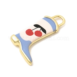 Латунные подвески с принтом&nbsp;KK-K274-06G-13