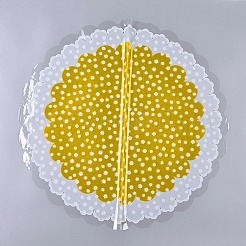 Ориентированная полипропиленовая (OPP) пластиковая бумага для упаковки подарков&nbsp;LS-AJEW-F043-01G