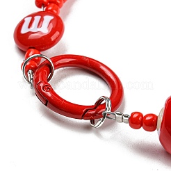 Ручная роспись акрилом с эмалевыми бусинами&nbsp;MACR-K354-37