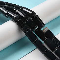 Натуральный черный агат бисер нитей&nbsp;G-H295-E01-01