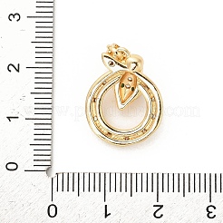 Латунные микро проложить кубического циркония подвески&nbsp;KK-C108-01B-G