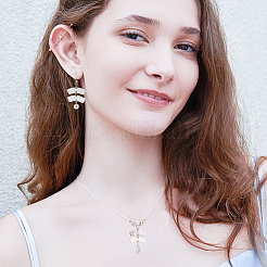 22 шт. латунные соединительные подвески&nbsp;KK-BC0009-98