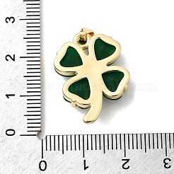 Латунь стекло кулоны&nbsp;KK-H529-40G-02