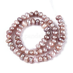 Нити из натурального культивированного пресноводного жемчуга PEAR-N025-01A