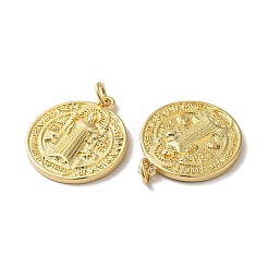 Экологически чистые подвески из латуни с гальваническим покрытием KK-F853-10G