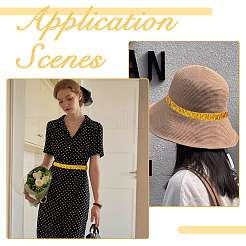 Кружевная отделка из полиэстера 13 м&nbsp;SRIB-WH0011-097C