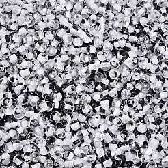 8/0 внутренний цвет прозрачный стеклянный бисер&nbsp;X1-SEED-T007-06B