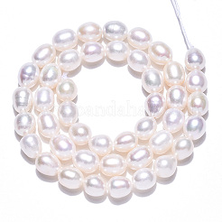 Нити из натурального культивированного пресноводного жемчуга PEAR-N012-07K