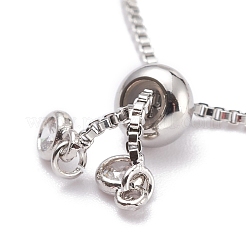 Кубический цирконий овальный теннисный браслет для мужчин и женщин подарок BJEW-F417-05P-RS