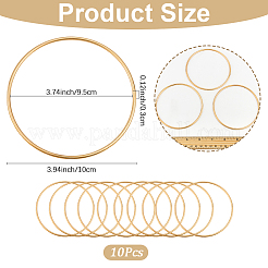 10 шт. железное кольцо для самодельной плетеной сети/паутины с перьями&nbsp;IFIN-SP0001-56A-KCG