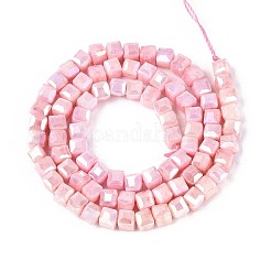 Антикоррозийные гальванические стеклянные бусины GLAA-T025-4mm-10I