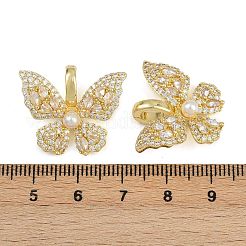 Латунные микро проложить кубического циркония подвески KK-C114-21G