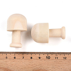 Незаконченные деревянные грибные украшения WOOD-T032-10