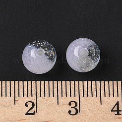 Двухцветные бусины из смолы&nbsp;LS-RESI-Q025-02A-C