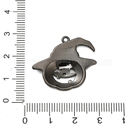 Подвески из латуни и эмали на Хэллоуин KK-F915-01F-B