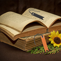 8шт 2 цвета кожаные закладки AJEW-CP0007-57