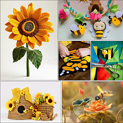 4 комплект 3-х цветного нетканого материала&nbsp;DIY-CP0012-12B