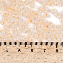 Непрозрачные цвета блестящие стеклянные бусины&nbsp;X1-SEED-K010-04F