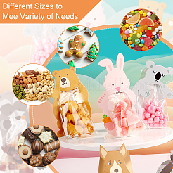 5 комплект из 5 прозрачных пластиковых пакетов для печенья&nbsp;ABAG-BC0001-41