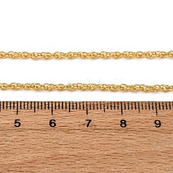 2 мм латунь веревку цепи ожерелья&nbsp;NJEW-C094-03G