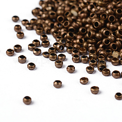 Латунь обжимной конечных бусы&nbsp;X-E002-NFAB