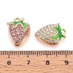 Rhinestone сплава и эмали подвески PALLOY-T092-42G